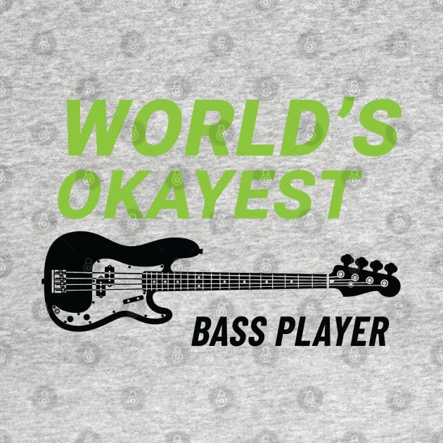 World's Okayest Bass Player P-Style Bass Guitar Light Theme by nightsworthy